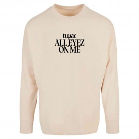 тениска,мъжки,тениски,mister,tee,x,artist,2pac,all,eyez,on,me,tracklist,cut,on,long,sleeve,t,shirt,beige,(sand)