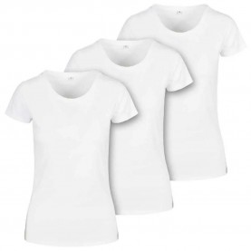 тениска,дамски,тениски,build,your,brand,basic,short,sleeve,t,shirt,3,units,white,white,white,(white)