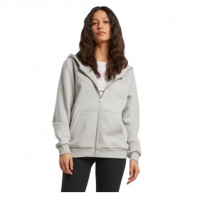 блуза,дамски,блузи,build,your,brand,fluffy,full,zip,sweatshirt,beige