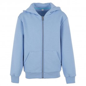 блуза,детски,блузи,build,your,brand,fluffy,full,zip,sweatshirt,powder,blue,(blue)