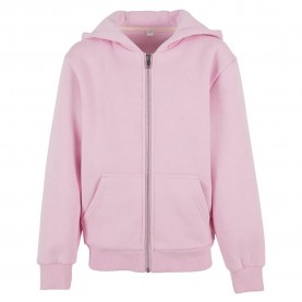блуза,детски,блузи,build,your,brand,fluffy,full,zip,sweatshirt,soft,pink,(pink)