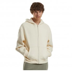 блуза,мъжки,пуловери,build,your,brand,fluffy,full,zip,sweatshirt,white,sand,(beige)