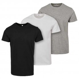 тениска,мъжки,тениски,build,your,brand,merch,short,sleeve,t,shirt,3,units,black,heather,grey,white,(multicolor)