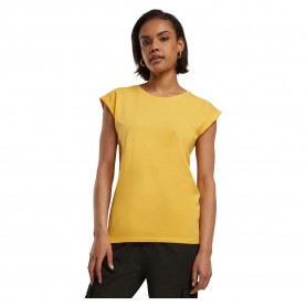тениска,дамски,тениски,build,your,brand,short,sleeve,t,shirt,dim,yellow,(yellow)