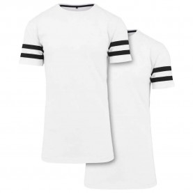 тениска,мъжки,тениски,build,your,brand,short,sleeve,t,shirt,2,units,white,black,(white)