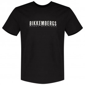 тениска,мъжки,тениски,bikkembergs,bmt0713,short,sleeve,t,shirt,black,(black)