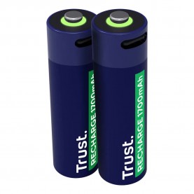 батерии,trust,25584,rechargeable,battery,2,units,clear,(silver)