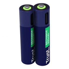 батерии,trust,25585,rechargeable,battery,2,units,clear,(silver)