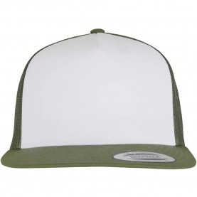 Шапка Flexfit Classic trucker cap - Olive / White / Loden шапка,всички,шапки,flexfit,classic,trucker,cap,olive,white,loden