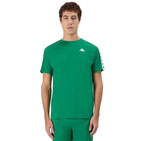 тениска,детски,тениски,kappa,coen,slim,222,banda,short,sleeve,t,shirt,green,(green,tee,white)