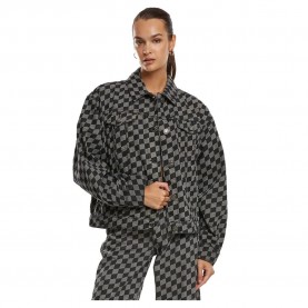 яке,дамски,якета,и,палта,urban,classics,80‘s,oversized,laser,printed,denim,jacket,grey
