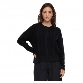 блуза,дамски,пуловери,дамски,плетени,дрехи,urban,classics,cabel,knit,sweater,black