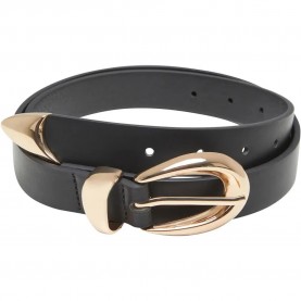 колан,колани,urban,classics,chunky,buckle,loop,synthetic,leather,belt,black,(black,gold)