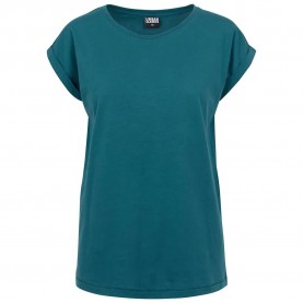 тениска,дамски,тениски,urban,classics,extended,shoulder,short,sleeve,t,shirt,2,units,teal,white,(green)