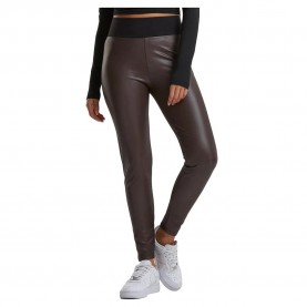 клин,дамски,клинове,дамски,чорапогащи,и,клинове,urban,classics,faux,leather,leggings,brown,(brown)