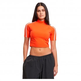 тениска,дамски,тениски,urban,classics,high,neck,short,short,sleeve,t,shirt,signal,red,(orange)