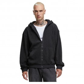 блуза,мъжки,пуловери,urban,classics,jaquard,velvet,full,zip,sweatshirt,black