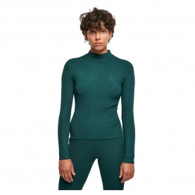 блуза,дамски,пуловери,дамски,плетени,дрехи,urban,classics,knit,high,neck,sweater,jasper,(green)