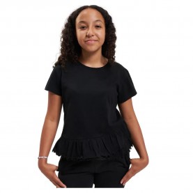 тениска,детски,тениски,urban,classics,organic,volant,short,sleeve,t,shirt,black