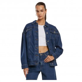 яке,дамски,якета,и,палта,urban,classics,oversized,90‘s,denim,jacket,mid,indigo,washed,(blue)