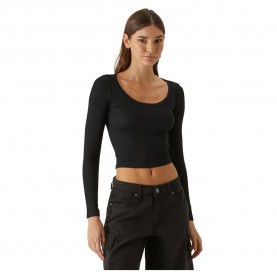 тениска,дамски,тениски,urban,classics,organic,rib,wide,neck,long,sleeve,t,shirt,black,(black)
