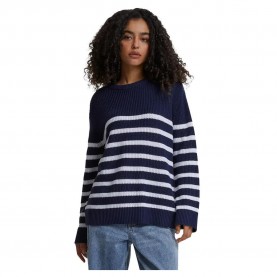 блуза,дамски,пуловери,дамски,плетени,дрехи,urban,classics,rib,striped,sweater,blue