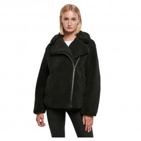 яке,дамски,якета,и,палта,urban,classics,sherpa,biker,jacket,black