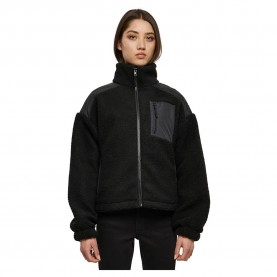 яке,дамски,якета,и,палта,urban,classics,sherpa,mix,jacket,black