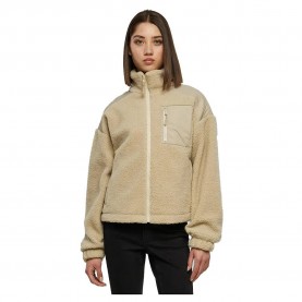 яке,дамски,якета,и,палта,urban,classics,sherpa,mix,jacket,wet,sand,(beige)