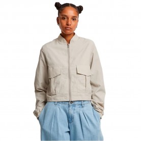 яке,дамски,якета,и,палта,urban,classics,short,crinkle,nylon,jacket,stone,grey,(beige)