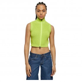 потник,дамски,пуловери,дамски,плетени,дрехи,urban,classics,short,knit,knitted,vest,frozen,yellow,(yellow)