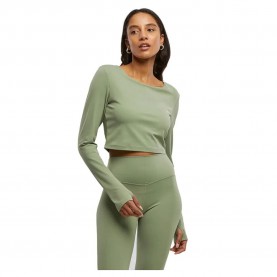 фланелка,с,дълъг,ръкав,дамски,топове,urban,classics,sports,long,sleeve,top,matcha,green,(green)
