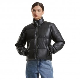 яке,дамски,якета,и,палта,urban,classics,synthetic,leather,padded,jacket,black