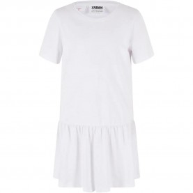 рокля,детски,поли,и,рокли,urban,classics,valance,short,sleeve,dress,2,units,white,black,(white)