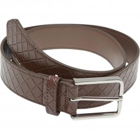 колан,колани,urban,classics,woven,embossed,synthetic,leather,belt,brown,(brown,silver)