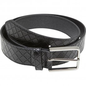 колан,колани,urban,classics,woven,embossed,synthetic,leather,belt,black,silver,(black)