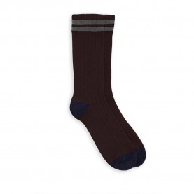 чорапи,мъжки,чорапи,ecoalf,mountain,socks,dark,brown,melange,(brown)