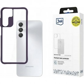 3MK Galaxy A15 Satin Armor phone case 5G - Clear (Purple) други,аксесоари,3mk,galaxy,a15,satin,armor,phone,case,5g,clear,(purple)
