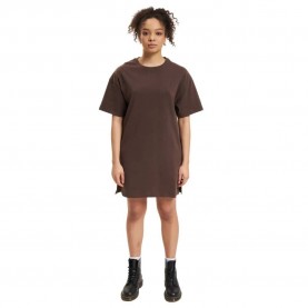 рокля,дамски,поли,и,рокли,def,mini,short,sleeve,short,dress,choclate,brown,(brown)