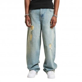 дънки,мъжки,панталони,def,loose,fit,jeans,vintage,blue,destroyed,(blue)