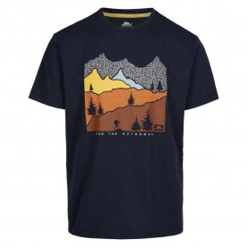 тениска,мъжки,тениски,trespass,danub,tp75,short,sleeve,t,shirt,blue,(navy)