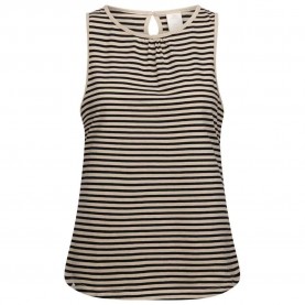 тениска,дамски,тениски,trespass,kelly,sleeveless,t,shirt,soft,stone,stripe,(brown)
