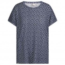 тениска,дамски,тениски,trespass,morgana,short,sleeve,t,shirt,navy,print,(blue)