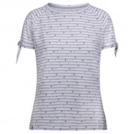 тениска,дамски,тениски,trespass,penelope,short,sleeve,t,shirt,cool,blue,stripe,bee,print,(white)