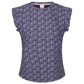 тениска,дамски,тениски,trespass,salma,sleeveless,t,shirt,navy,print,(purple)