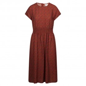 рокля,дамски,поли,и,рокли,trespass,susanne,dress,burnt,sienna,print,(red)
