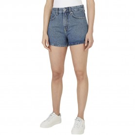 къси,панталони,дамски,панталони,pepe,jeans,a,line,suzie,high,waist,denim,shorts,denim,medium,blue,(blue)