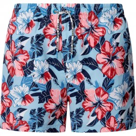 бански,гащета,мъжки,бански,костюми,pepe,jeans,abstract,flower,swimming,shorts,blue