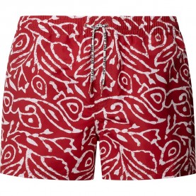 бански,гащета,мъжки,бански,костюми,pepe,jeans,abstract,leaf,swimming,shorts,red
