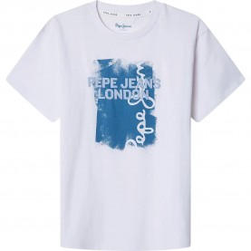 тениска,детски,тениски,pepe,jeans,alex,short,sleeve,t,shirt,white